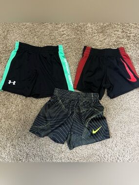 Baby Boys Athletic Shorts - Nike and under armor 12 mos